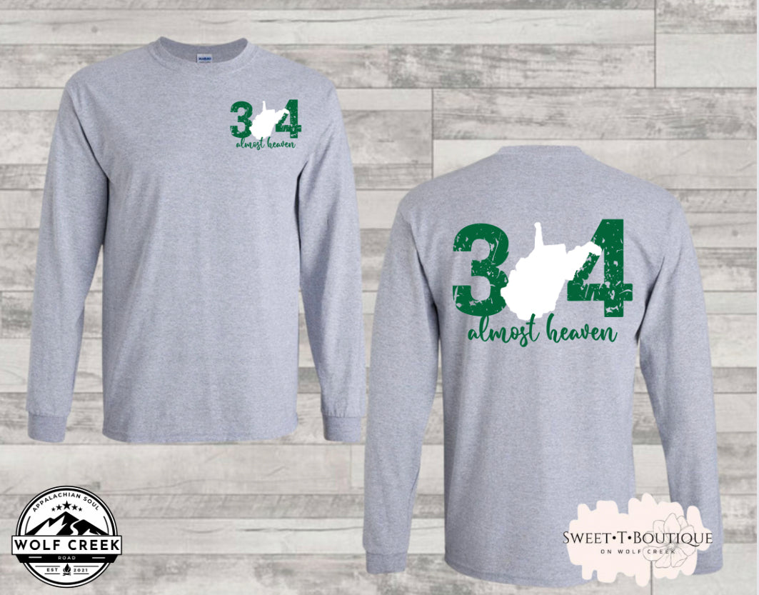 304 West Virginia Almost Heaven Sweet Tee