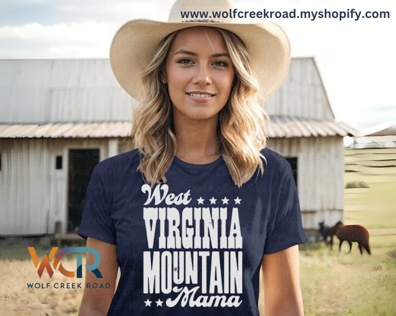 West Virginia Mountain Mama Vintage Tee