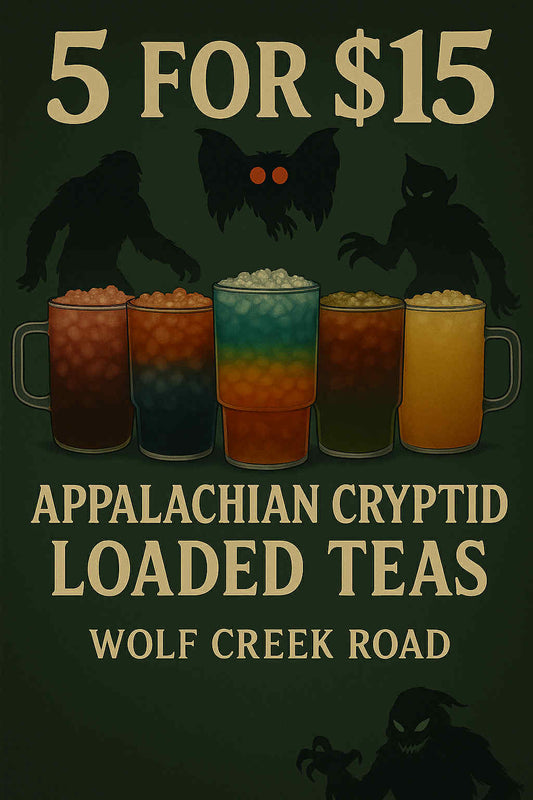 Appalachian Cryptid Loaded Tea Bundle- 5 for $15 Weekly Bundle Special *NO SUBSTITUTIONS