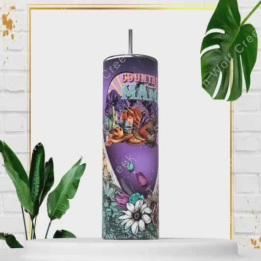 20 Oz Country Mama Tumbler